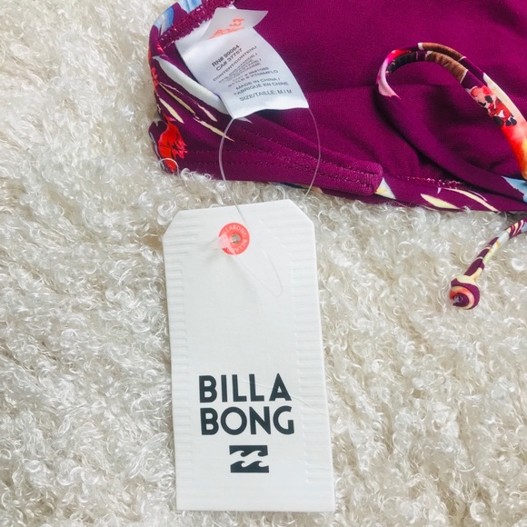 NWT   Billabong Float On By Hi Neck Bikini Top - Picture 5 of 5
